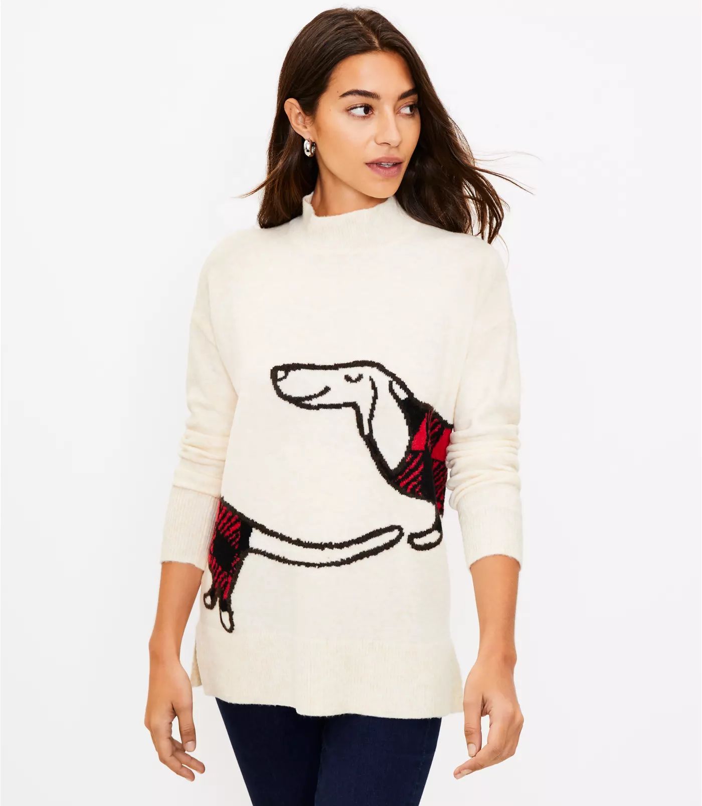 Buffalo Plaid Dog Sweater | LOFT