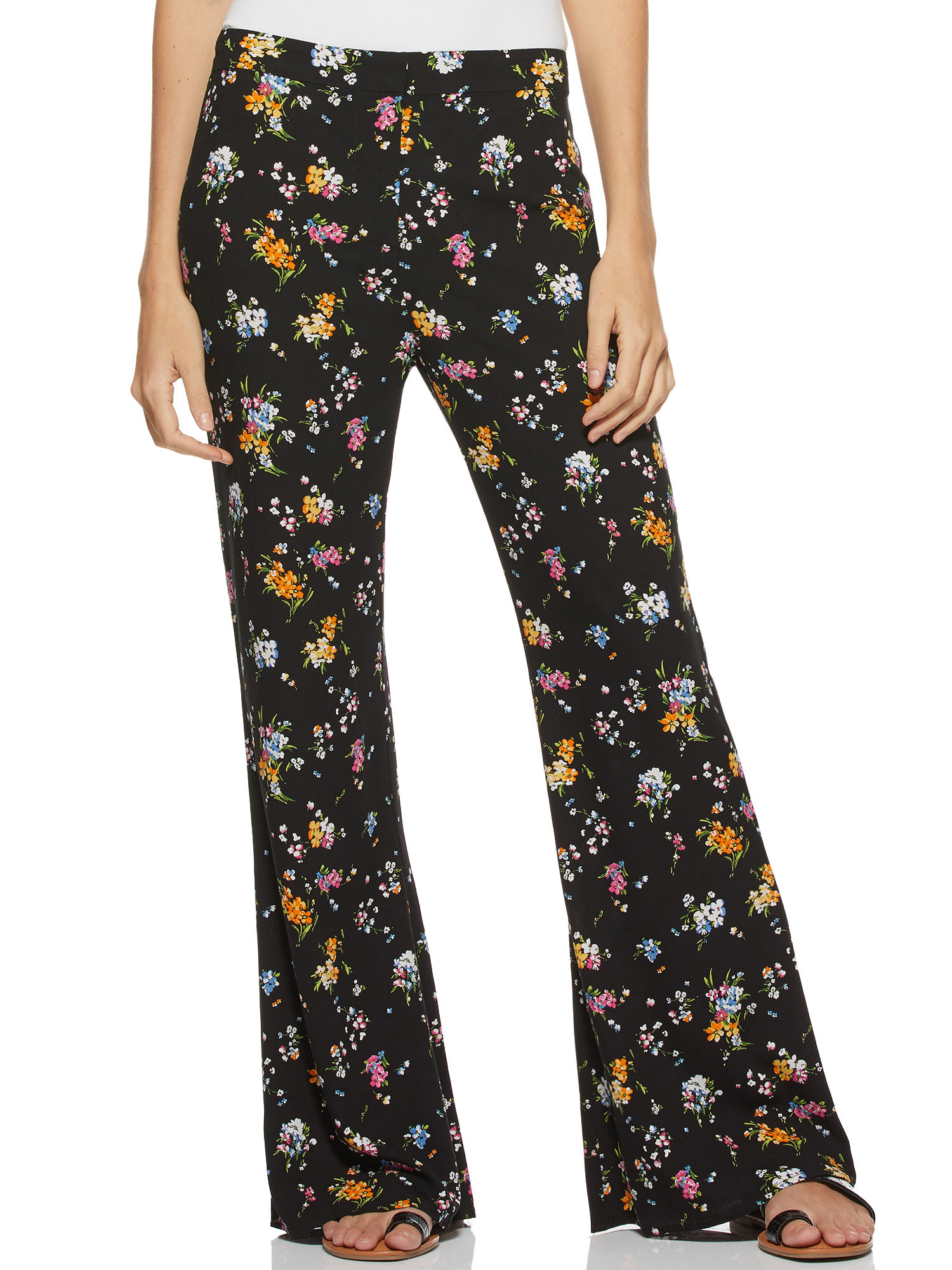 Scoop Women’s Flare Print Pants | Walmart (US)