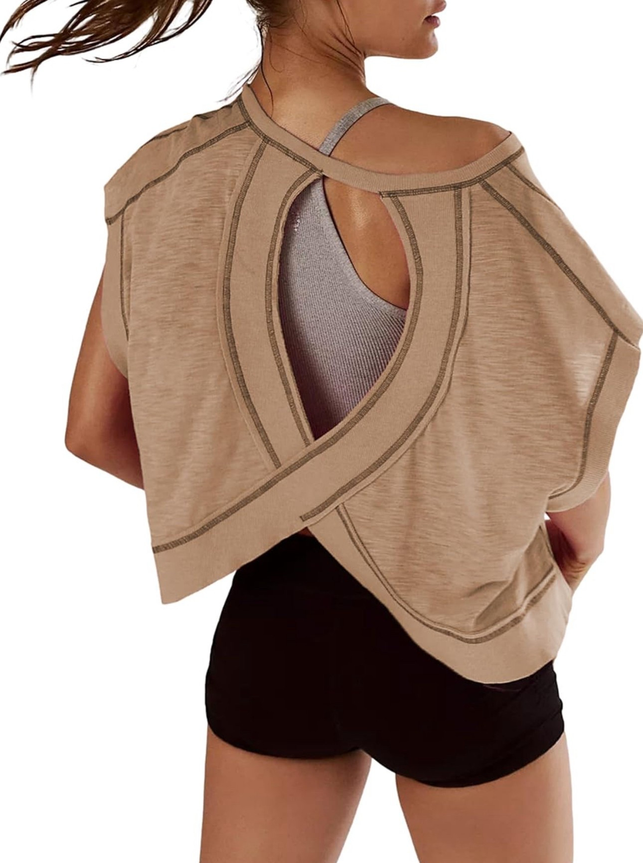 26% off 🎉

Women Short Sleeve Workout Shirts Open Back Tops Casual Yoga Y2k Athletic Gym Slouchy Crop Running Tees

#LTKActive #LTKStyleTip