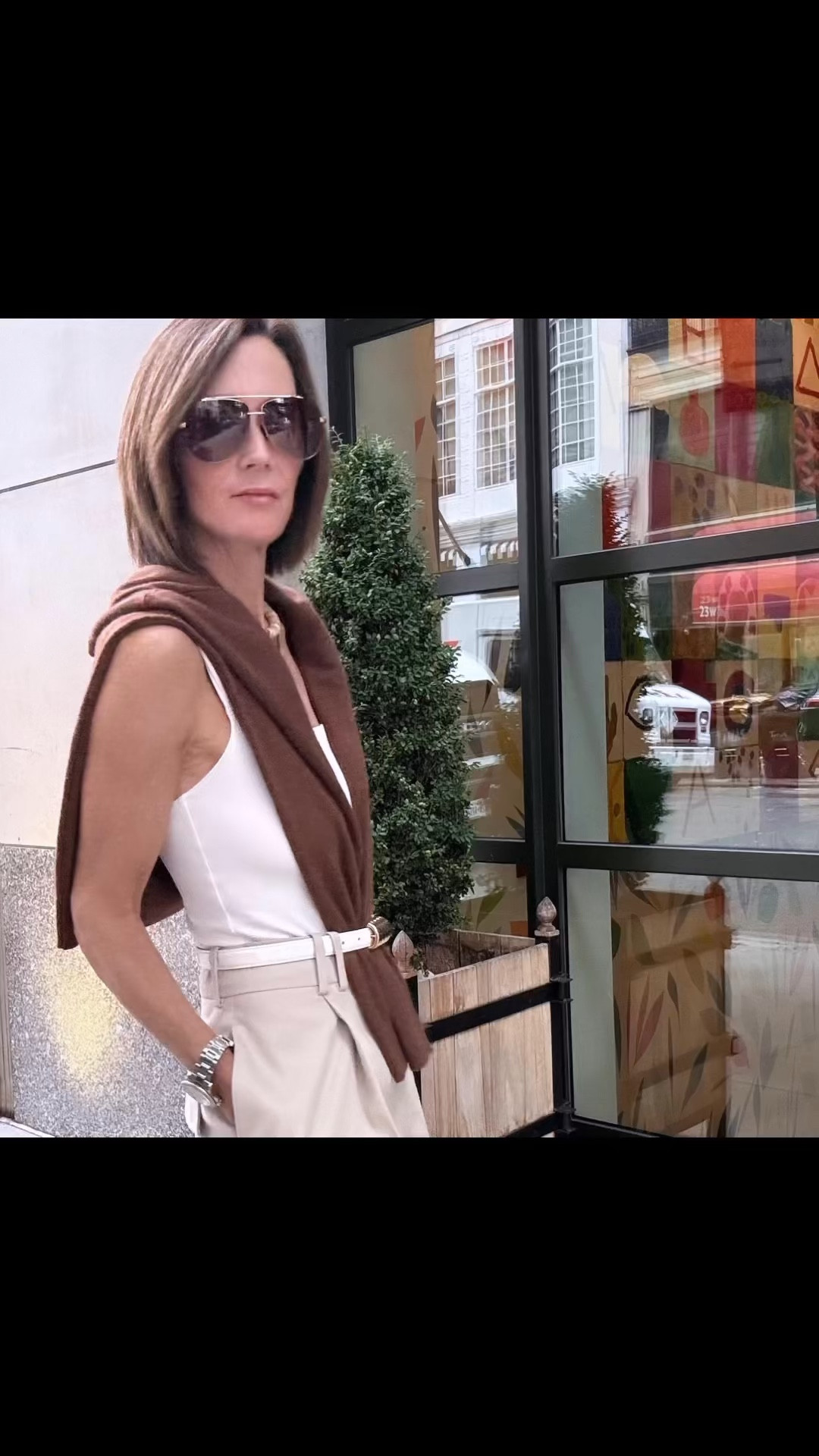 Preppy and causal in tans! Have fun with your sweaters. See how I create a v neck look in the front! 

#LTKSeasonal #LTKStyleTip #LTKVideo