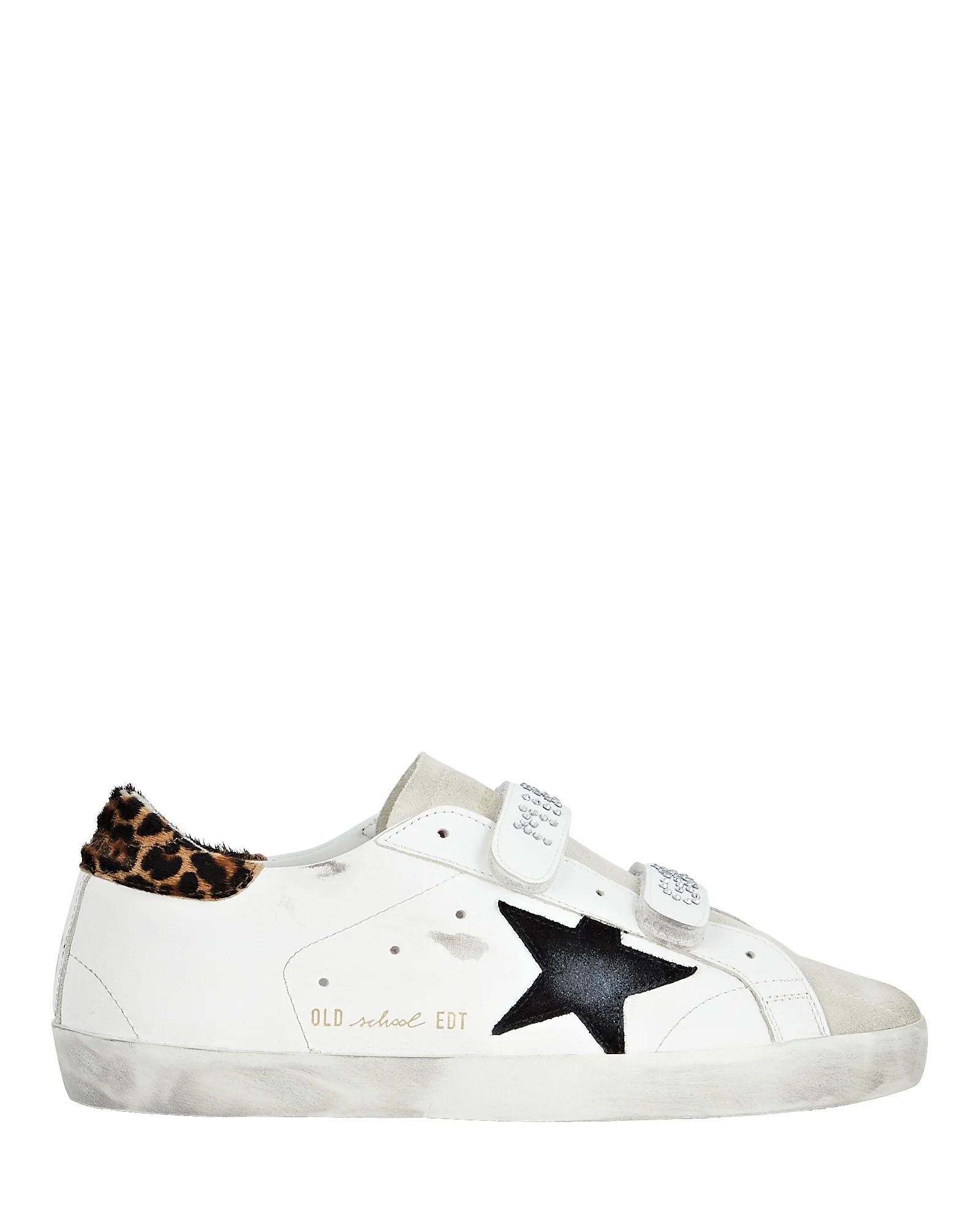 Golden Goose Old School Leather Low-Top Sneakers, White 39 | INTERMIX