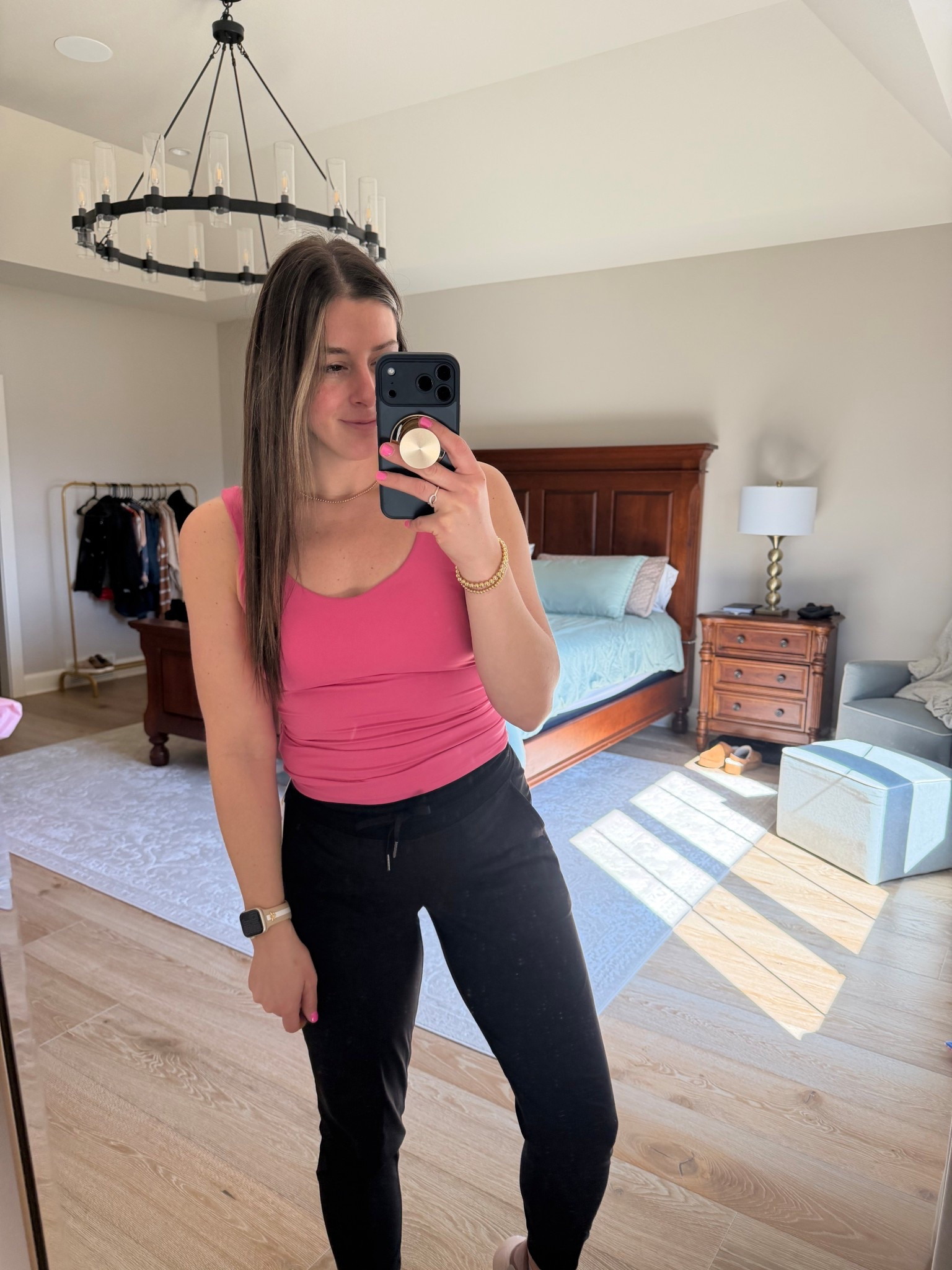 Athletic top in the perfect shade of pink for spring or summer // wearing size medium 

#LTKActive #LTKU #LTKfitnessgoals