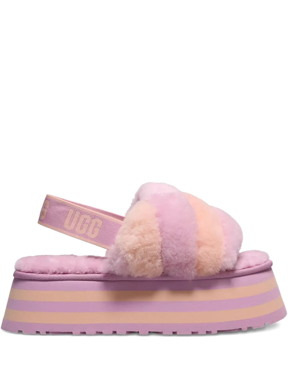 UGG Disco Stripe "Purple/Pink" Slides | Pink | FARFETCH CA | Farfetch Global