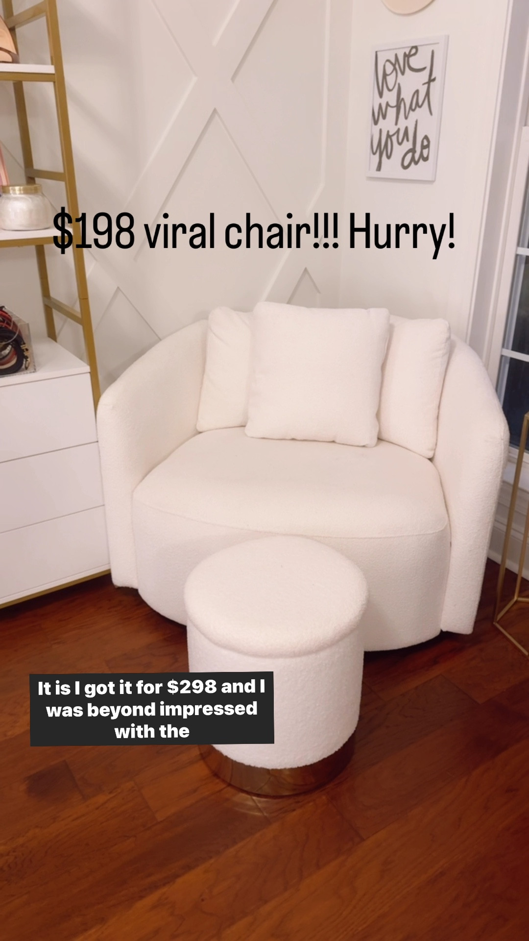 The best selling chair that was already a steal at $298 is only $198 for a few more hours! Run!!!!! 

#LTKWatchNow #LTKGiftGuide #LTKCyberWeek