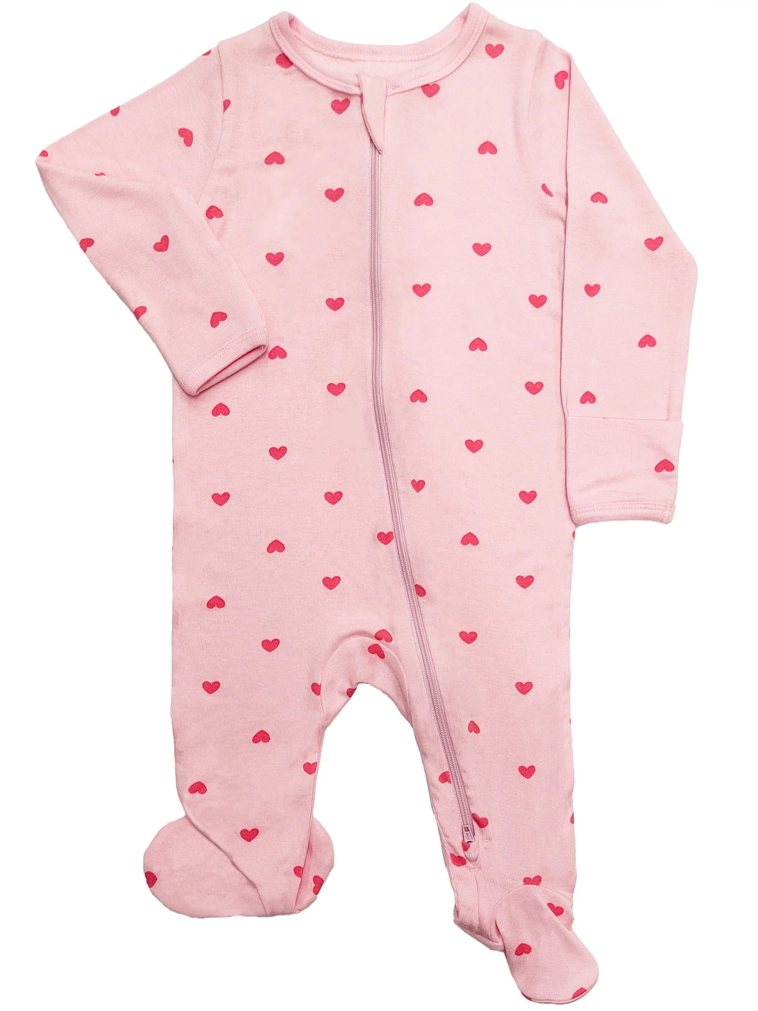 Wonder So Soft Modal by Wonder Nation Baby Gender Neutral Two-Way Zipper Footed Sleep N Play Paja... | Walmart (US)