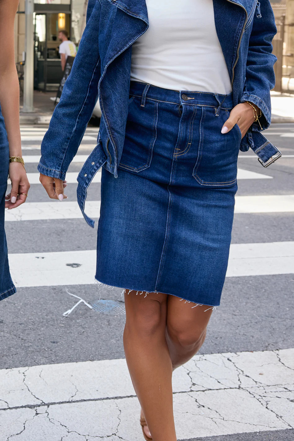 Nia Midi Denim Skirt | Böhme US