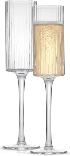 JoyJolt Elle Flute Champagne Glasses - Set of 2 | Nordstromrack | Nordstrom Rack