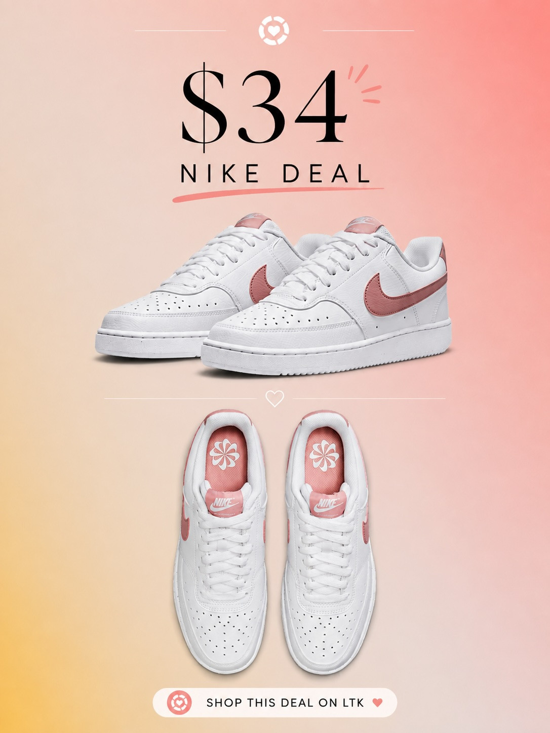 $34 Nike deal! 👏🏾 Extra 25% off w/ code: DAYONE

#LTKSeasonal #LTKSaleAlert #LTKgrwm