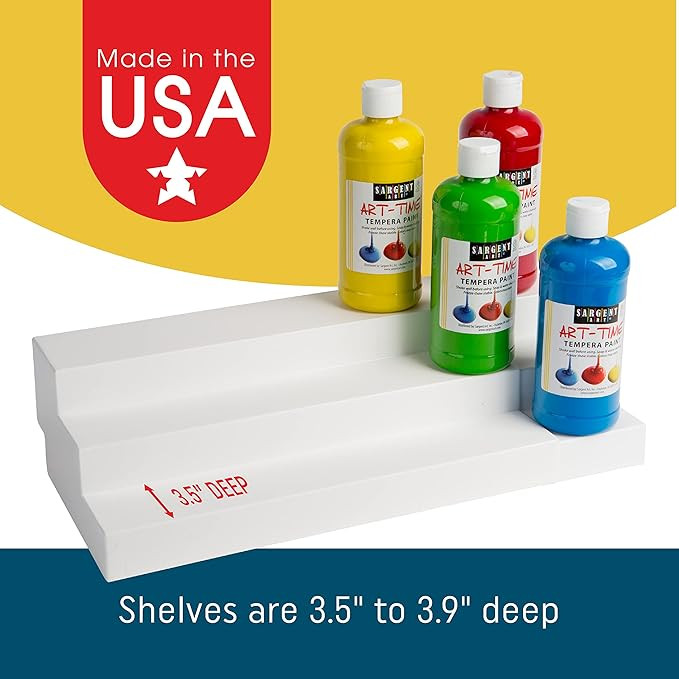 Dial Industries 3 Tiered Adjustable Canned Goods Shelves for Kitchen Cabinet and Pantry Organizat... | Amazon (US)