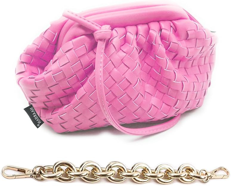 NAARIIAN Woven Crossbody Bags for Women Evening Clutch Hobo Cloud Purse Designer Handbags for Lad... | Amazon (US)