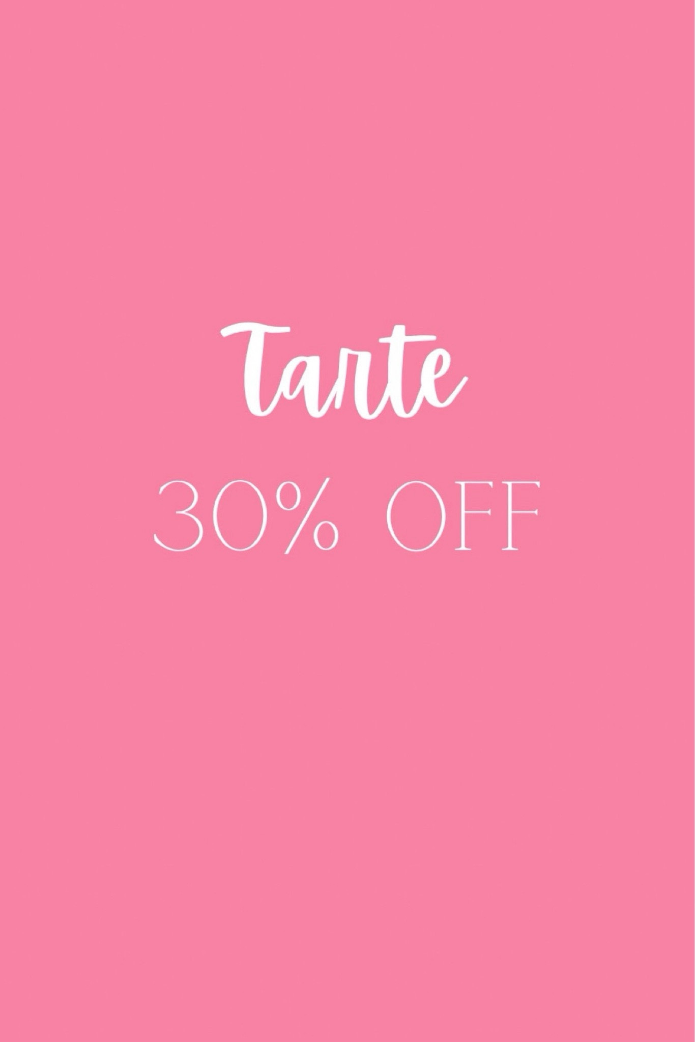 Tarte sale! 30% off sitewide with code FAM30

#LTKSaleAlert #LTKBeauty