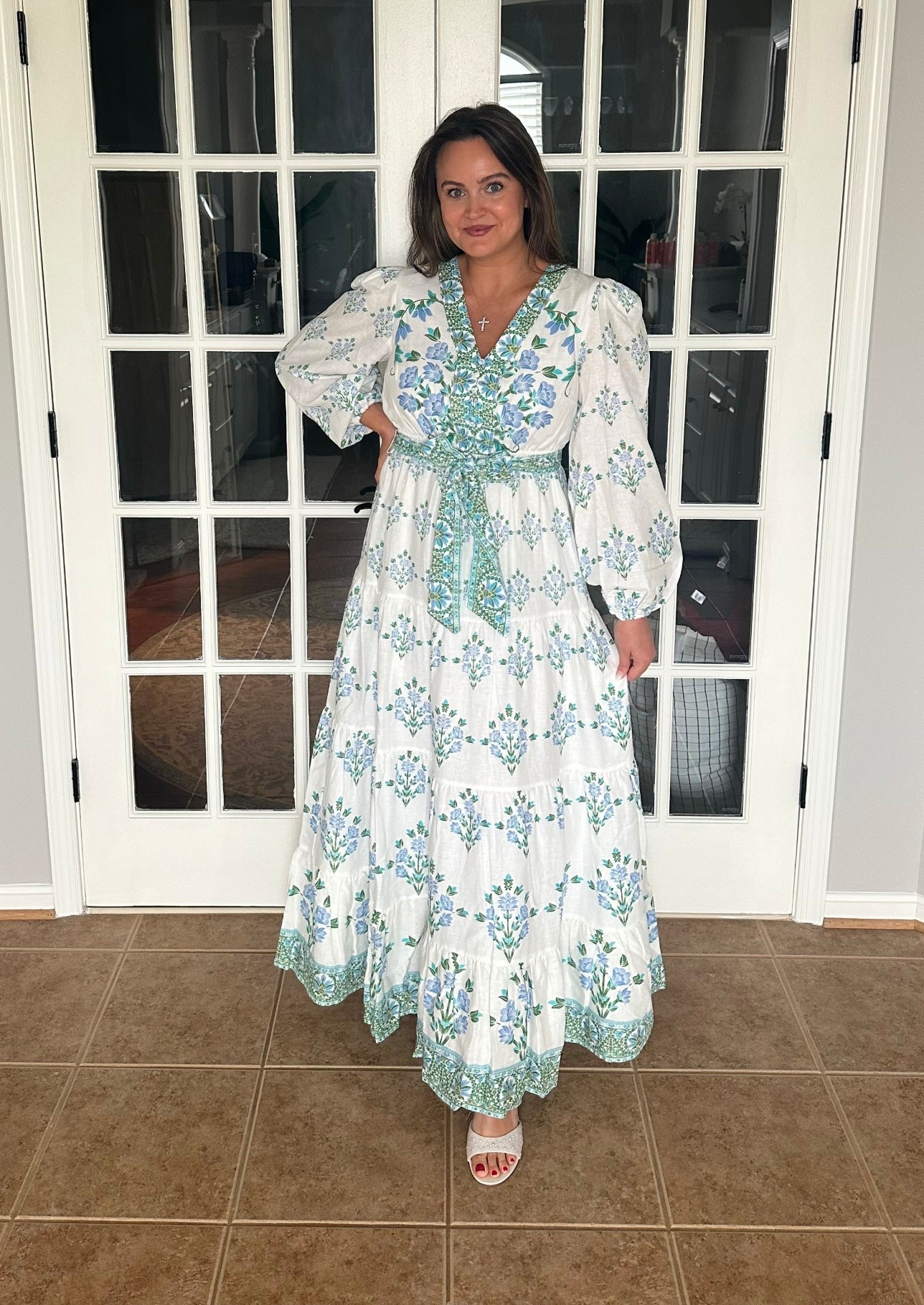 Absolutely in love with this Springy dress 🩵
Took my normal size medium 

#LTKSeasonal