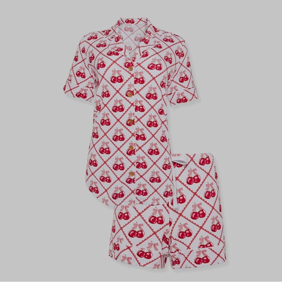 Posh Peanut Adult Cheryl Luxe Pajama Short Set | Poshmark