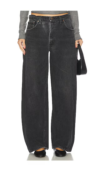 Vintage Barrel Jeans in Black | Revolve Clothing (Global)