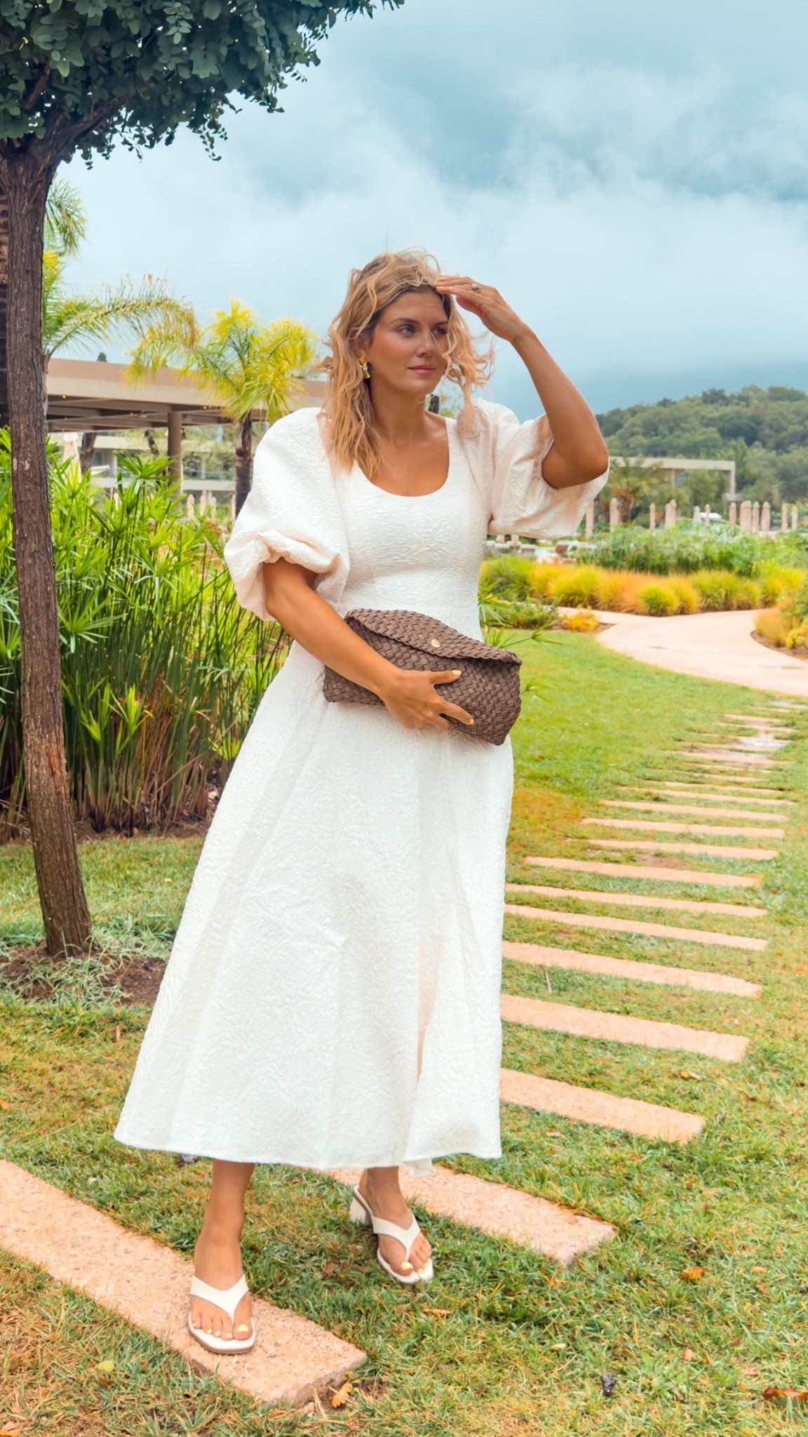 Guys I think this might be the holiday dress of my dreams? It fits perfect and great for big boobs ❤️ I love white for a holiday in Greece! Also this bag and kitten heel sandals are so cute! 

White maxi dress - Nobody’s Child 
Bronze woven clutch - Dune
White kitten heel sandal - Monsoon



#LTKtravel #LTKpartywear #LTKdresses