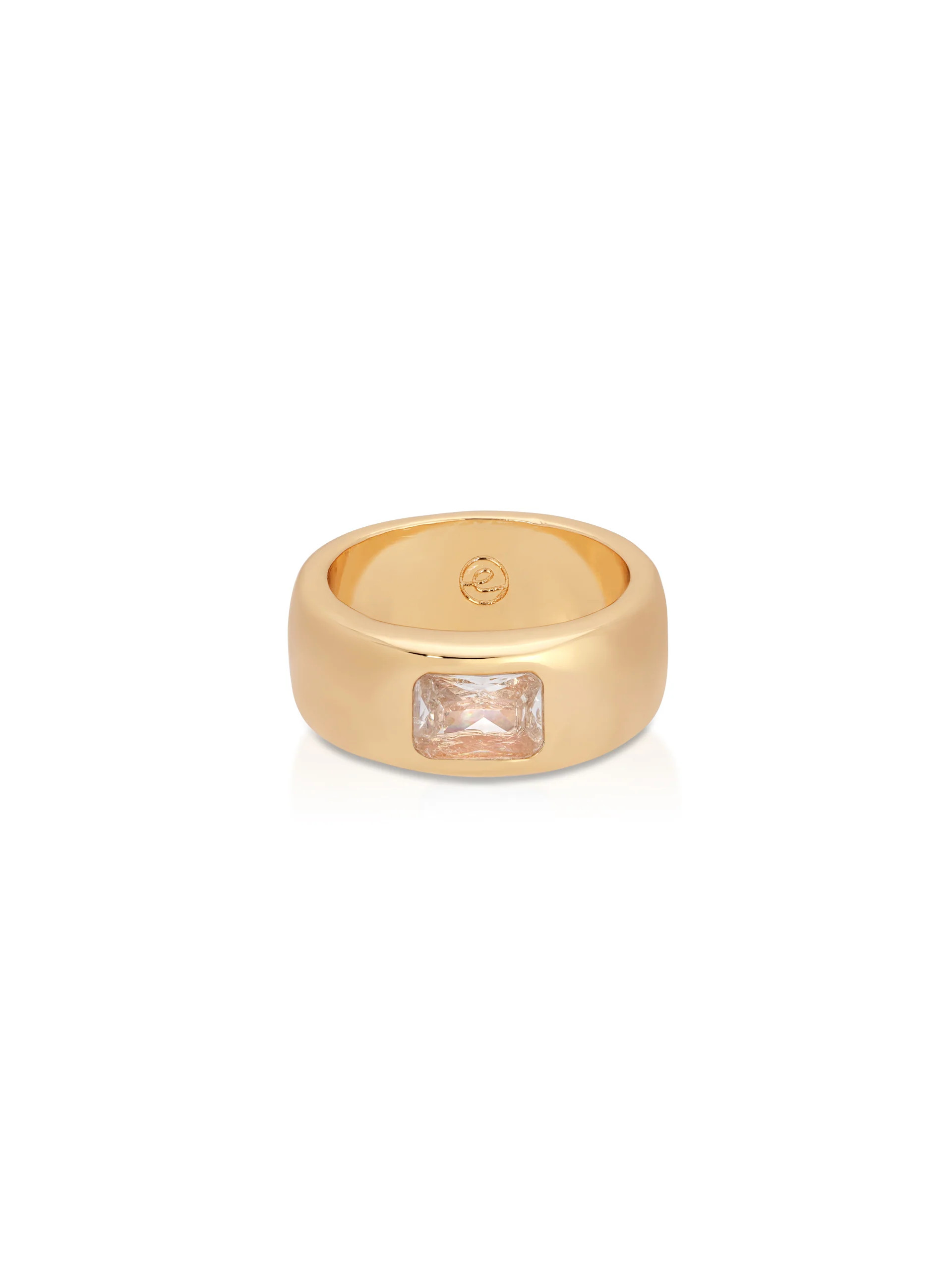Emerald Cut Treasure Ring | Ettika