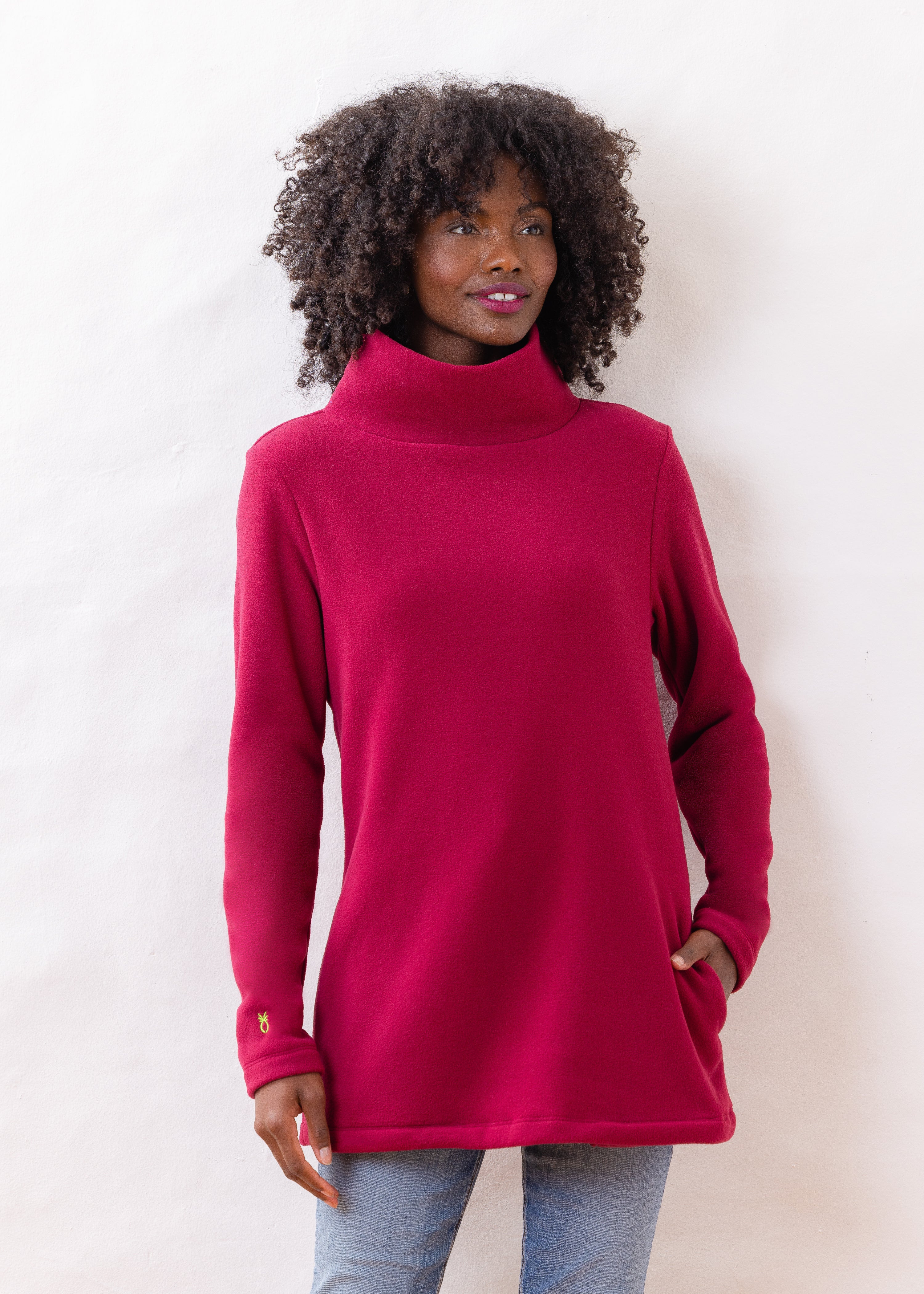 Cobble Hill Turtleneck (Burgundy) | Dudley Stephens