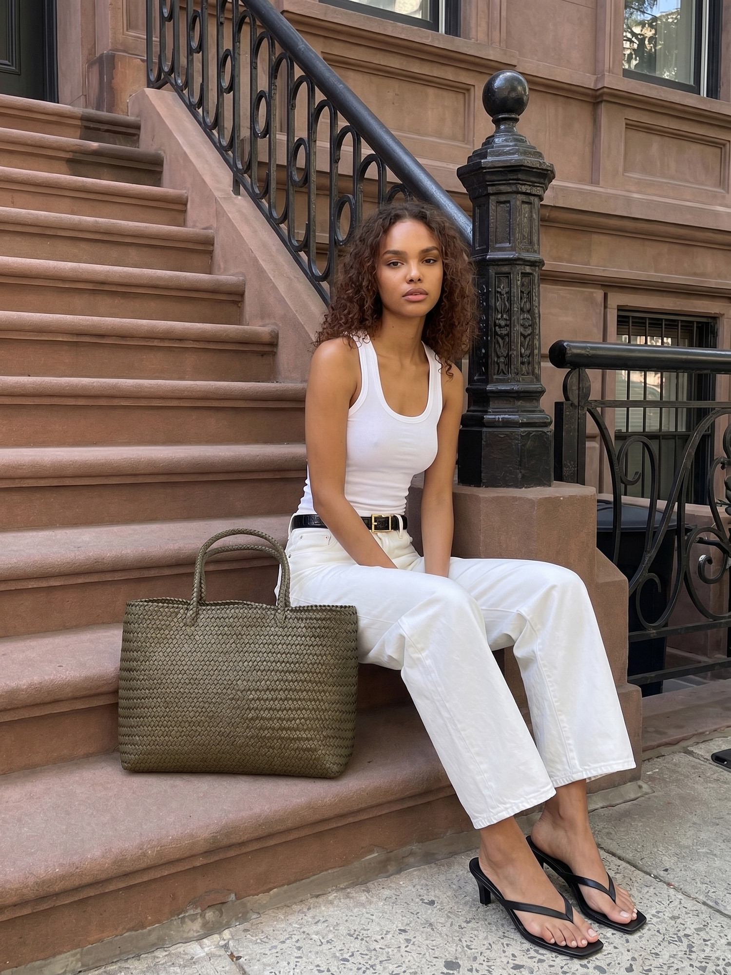 white jeans outfit summer 

 #LTKootd #LTKSeasonal #LTKWorkwear