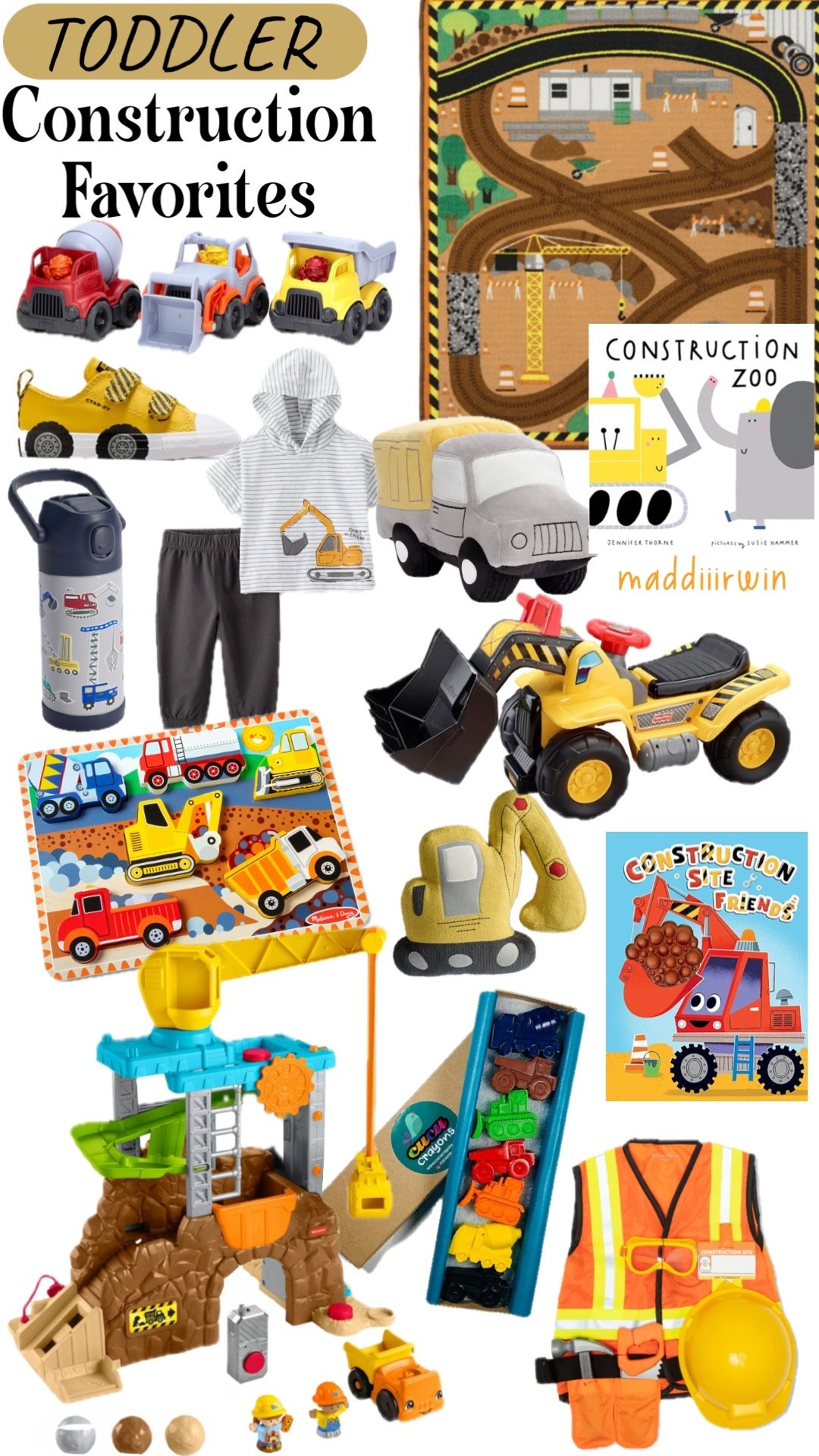 I didn’t know I’d be buying this many trucks so soon in my boy mom era but here we are 🤷‍♀️ The Melissa & Doug vehicles are great for small hands, easy to pack in the diaper bag, and are a great toy to have at restaurant tables; though I’m sure I’ve left a neon excavator at my local coffee shop once or twice. If you have a little one who really DIGS construction trucks- this post is for you 😉🦺👷‍♀️

#LTKKids #LTKFamily #LTKBaby