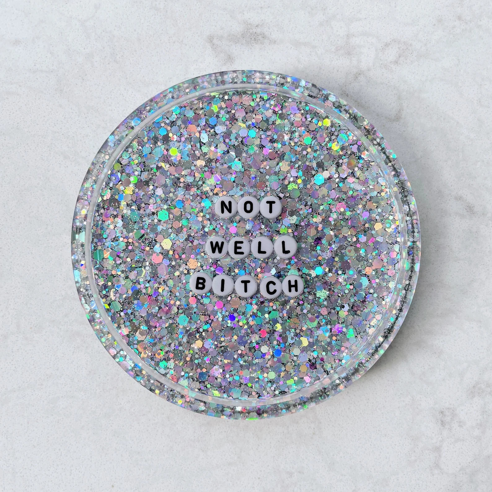 Real Housewives of New York Coaster - Dorinda Medley - Not Well Bitch Coaster - Bravo TV Gift - R... | Etsy (US)