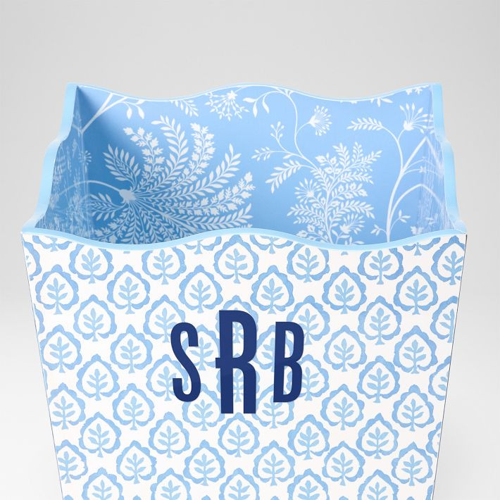 Sanderson Lacquer Waste Bin | Mark and Graham