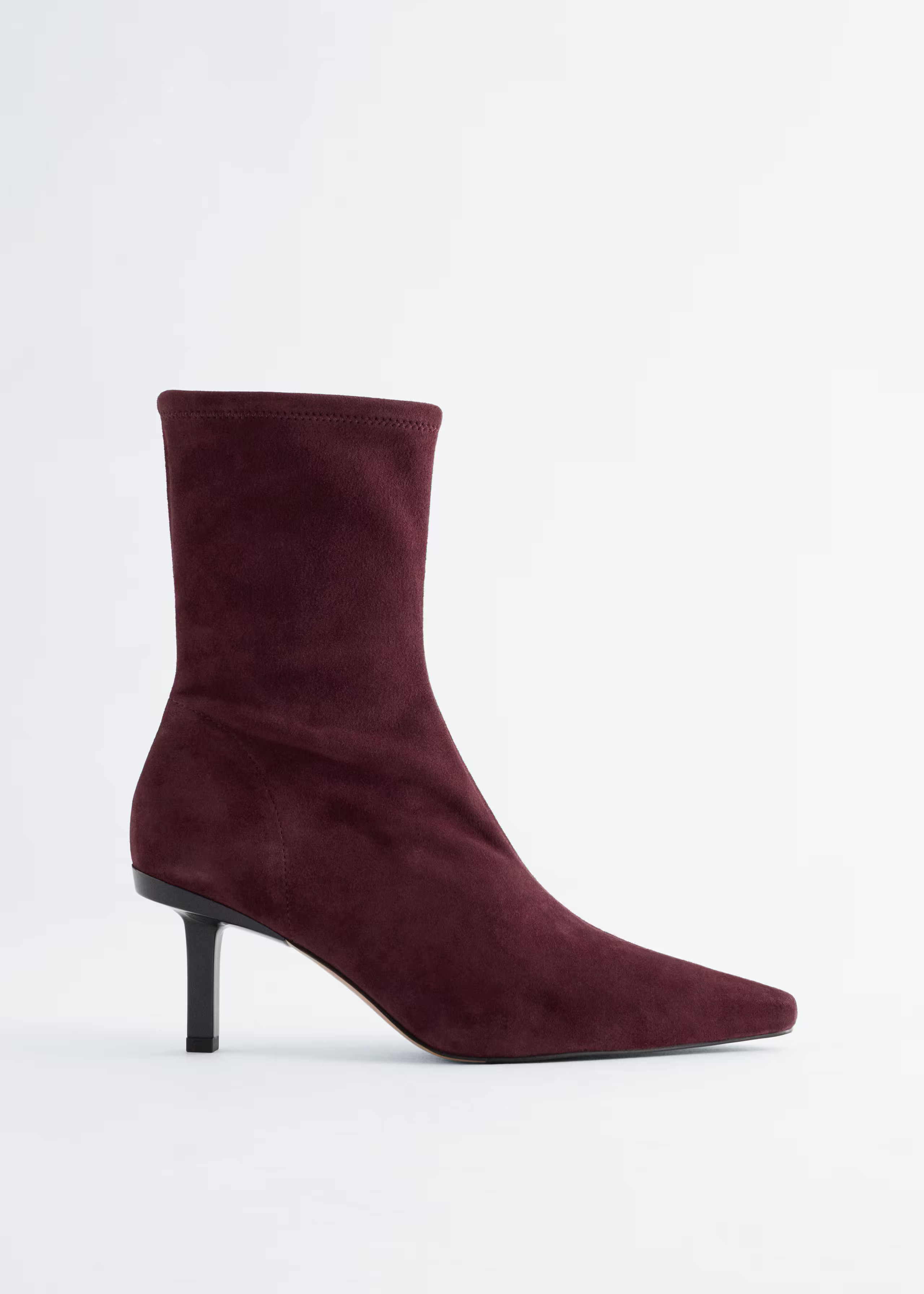 Stretch-Leather Ankle Boots | & Other Stories - US
