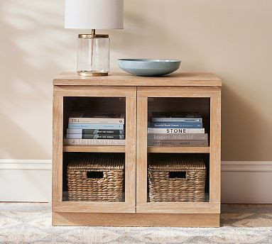 Pacific Double Glass Door Cabinet (34") | Pottery Barn (US)