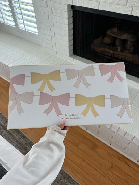 3d paper bow garland! It’s a beautiful pastel piece that I am putting on my Easter mantel! 

#LTKstyletip #LTKhome #LTKSeasonal