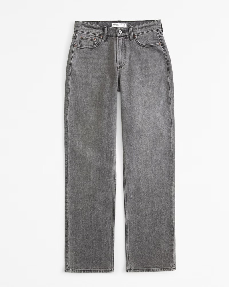 Curve Love Low Rise Baggy Jean | Abercrombie & Fitch (UK)