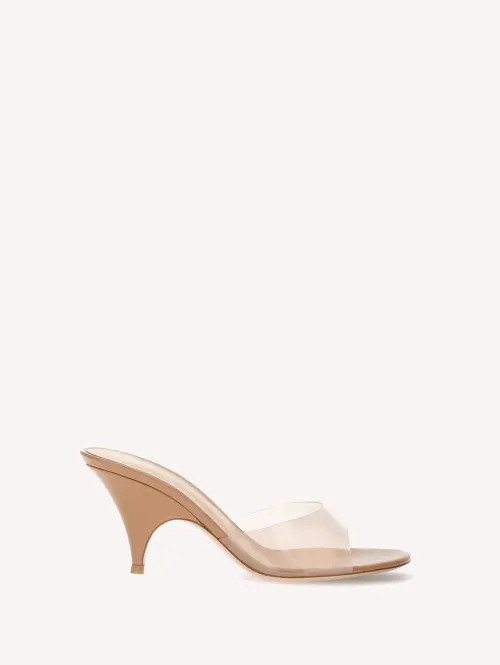 Gianvito Rossi Sofia Mule 70 Mules in Nude Tpu at Nordstrom, Size 41.5 | Nordstrom