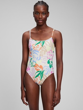 Recycled Tank One-Piece Swimsuit | Gap (US)