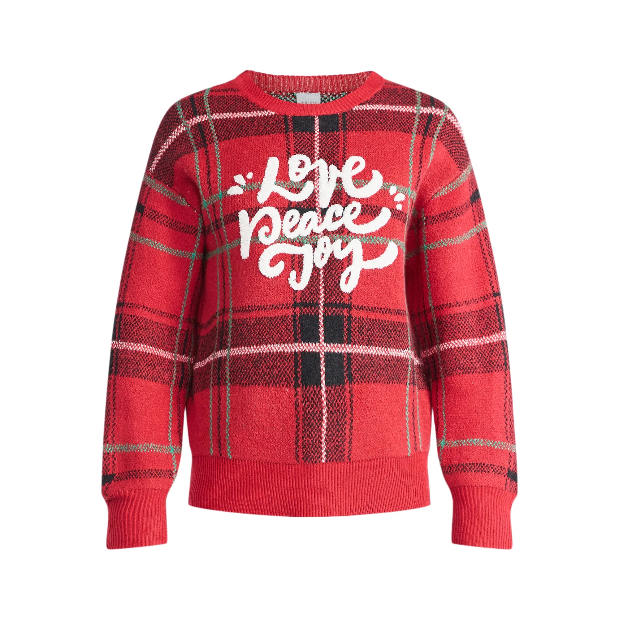 Holiday Time Women's and Women's Plus Pretty Christmas Sweater, Sizes XXS-3X | Walmart (US)