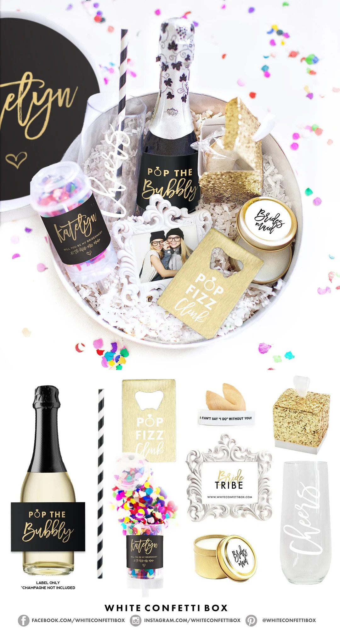 Asking Bridesmaid Gift Box - Maid of Honor Proposal Box - Will You Be My Bridesmaid Proposal Gift... | Etsy (US)