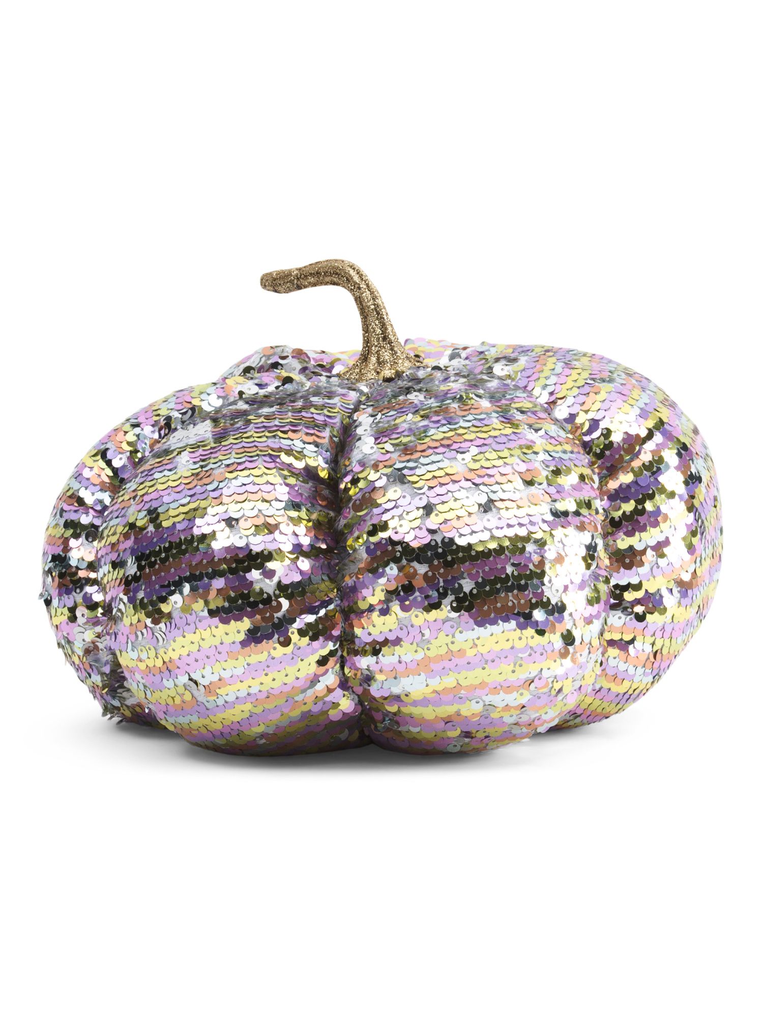 10in Rainbow Sequin Plush Pumpkin | Fall Decor | Marshalls | Marshalls