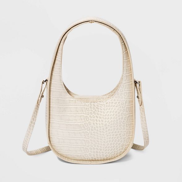 Alligator Print Mini Crescent Tote Handbag - A New Day™ | Target