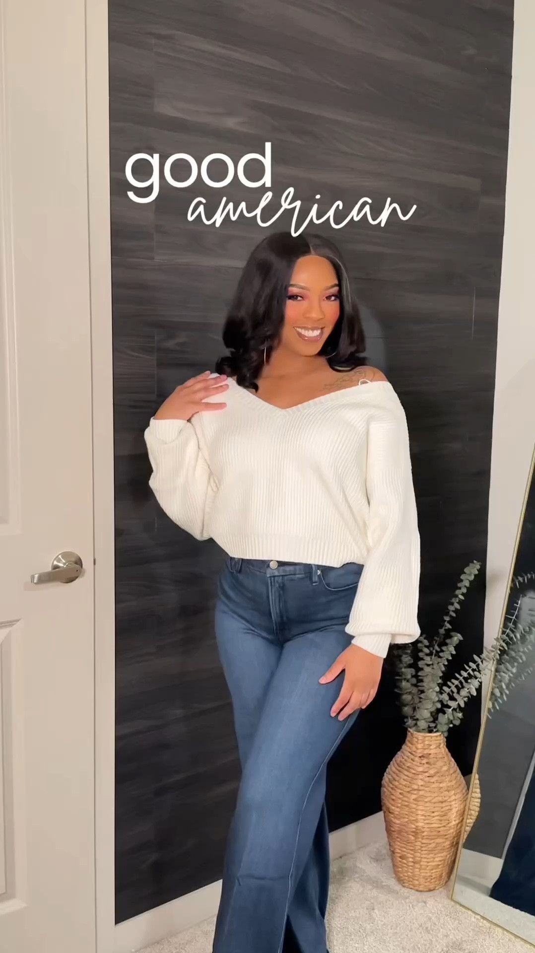 If you know anything about me then you’ll know I love @goodamerican ! 

#goodamerican #goodamericanpartner

What I ordered vs. What I Got 

I’m Wearing: 

Top: Cozy Deep V Sweater | Size : M 

Denim: Good Skate Wide Jeans - Indigo 516 | Size: 8

Today (12/16) Everything is 50% off with the code: Party50 , so now’s the time to stock up on quality staple pieces in your wardrobe. 

Keywords: holiday outfit inspo, christmas party outfit, ootd holiday outfit, holiday fashion , winter holiday outfit , holiday outfit inspo, 

 #ootd #outfitinspo #outfitideas #holidayoutfit #holidayoutfitideas #cozyoutfit 

#LTKHoliday #LTKStyleTip #LTKGiftGuide