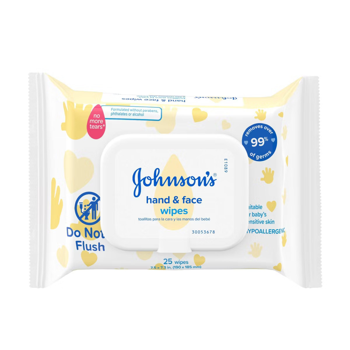 Johnson's Baby Disposable Hand & Face Cleansing Wipes, Pre-Moistened Wipes, Gentle for Delicate S... | Target