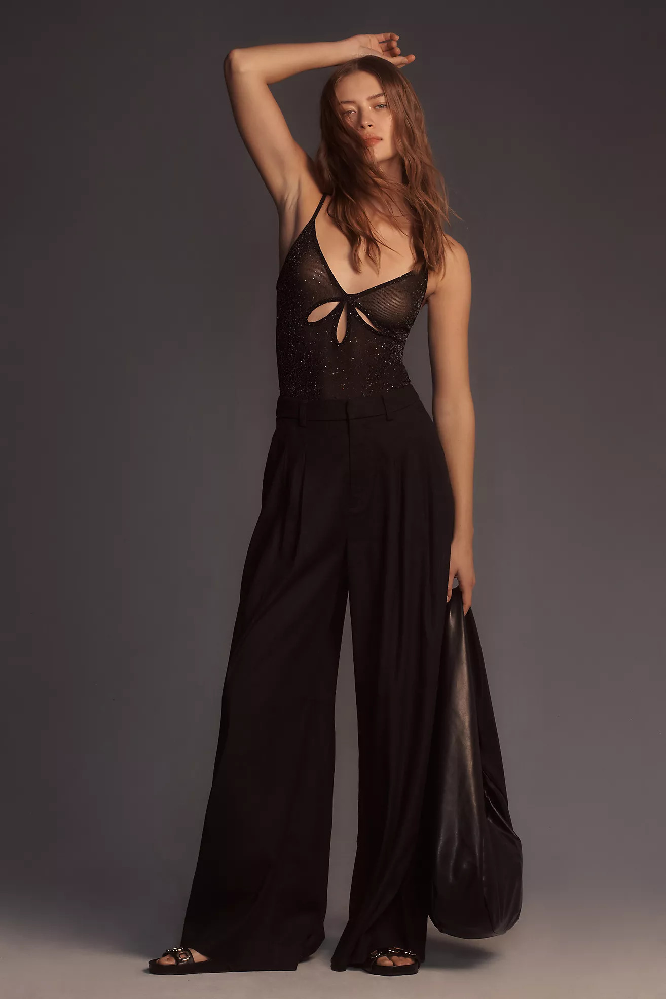 The Avery Pleated Wide-Leg Trousers by Maeve: Linen Edition | Anthropologie (US)