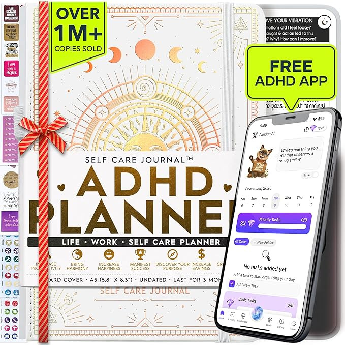 Adhd Daily Planner - A Self Care Personal Gratitude Journal to Increase Productivity and Success ... | Amazon (US)