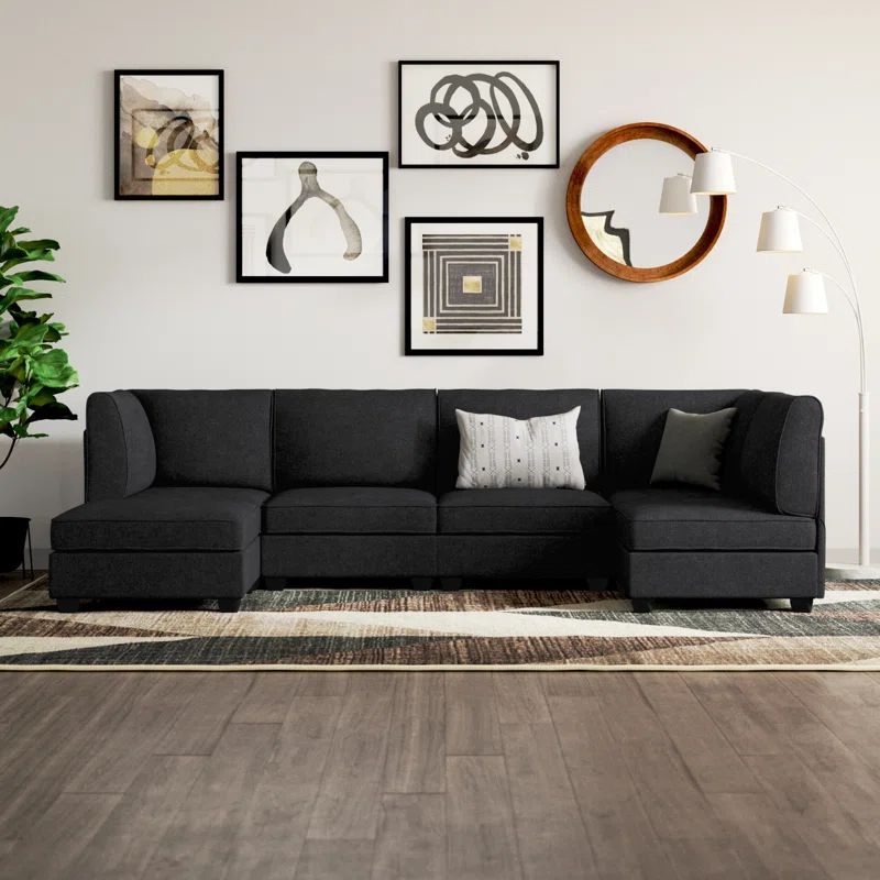 Roeder 6 - Piece Upholstered Sectional | Wayfair North America