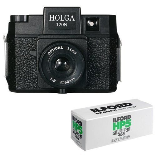 Holga 120N Medium Format Film Camera (Black) with 120 Film Bundle | Amazon (US)