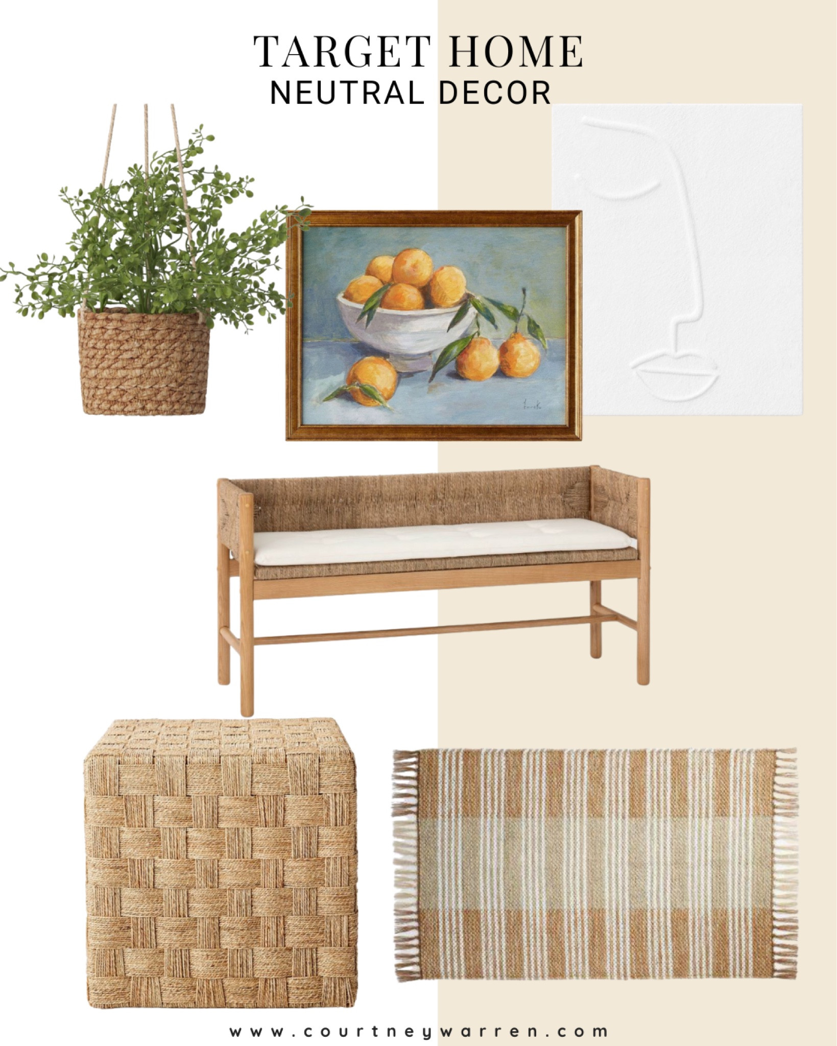 Target home: neutral decor 

Home decor
Target home 
Neutral decor 

#LTKstyletip #LTKSeasonal #LTKunder100