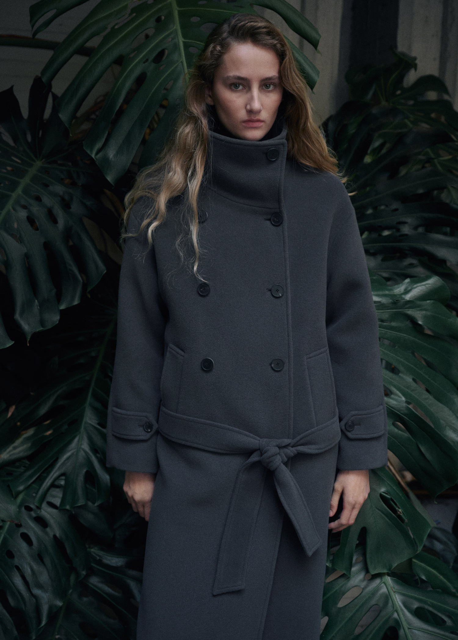 Woollen coat with belt | Mango (US/MX/AU)
