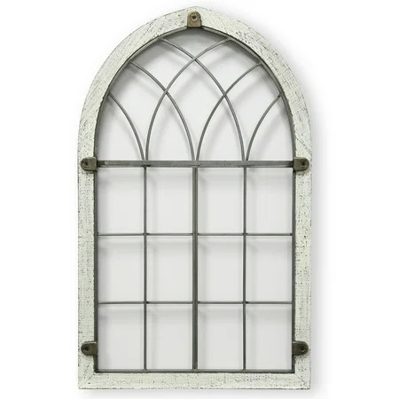Colonial Window Arch Panel Wall Hanging with Fastner Detail | Walmart (US)