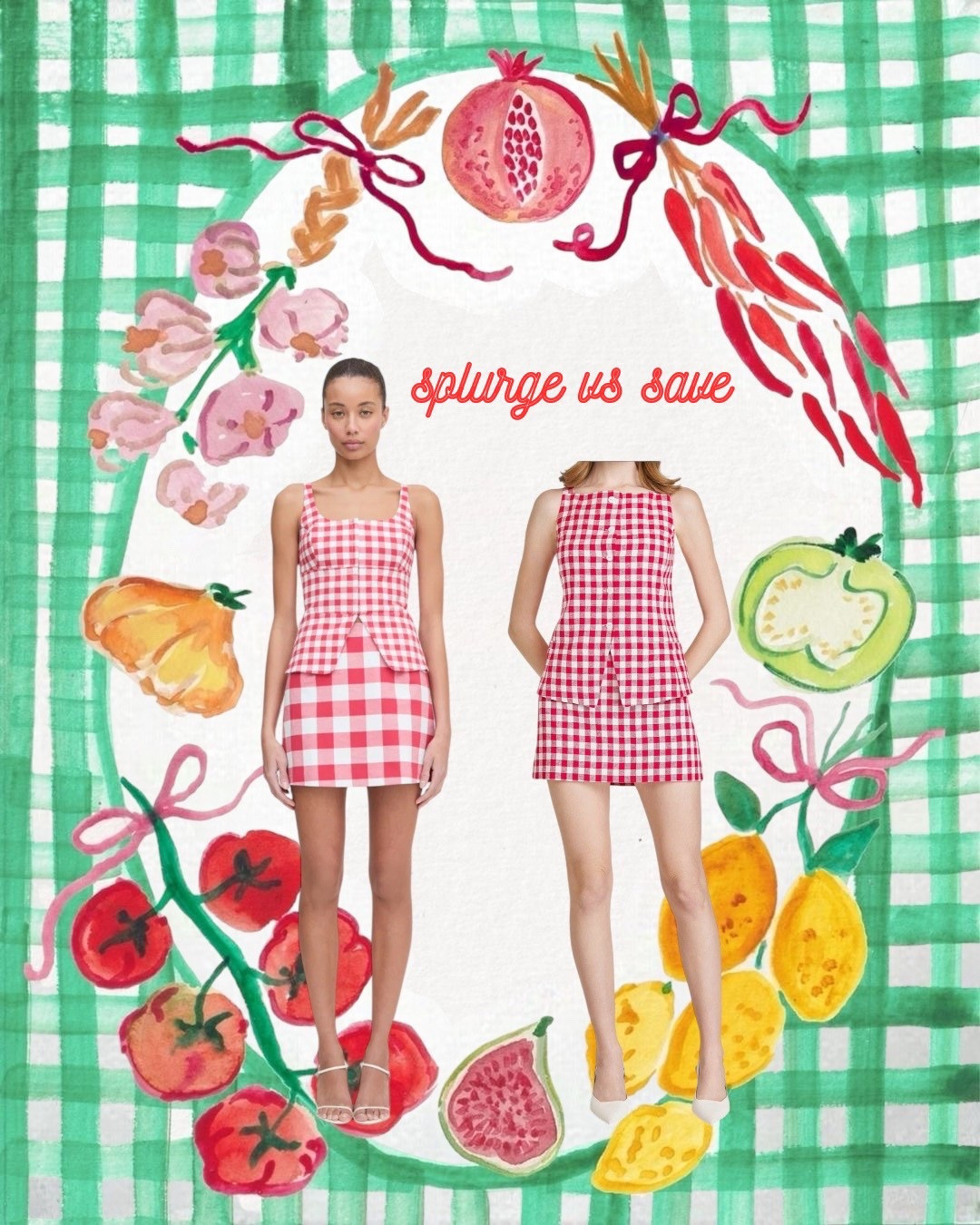 The cutest gingham sets for summer. Whether you splurge or save, you can’t go wrong with either 🥰

#LTKU #LTKSummerEdit #LTKSeasonal