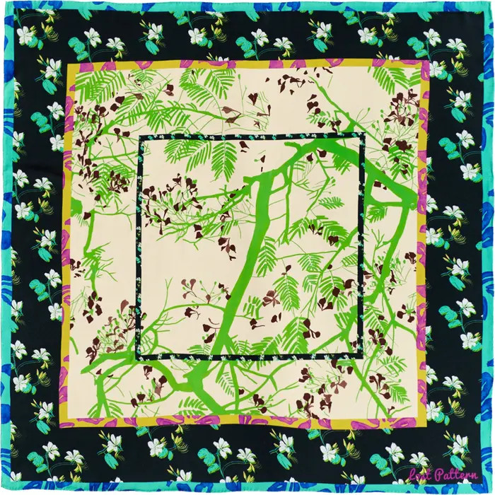 "Floral Tapestry" Large Silk Scarf | Nordstrom