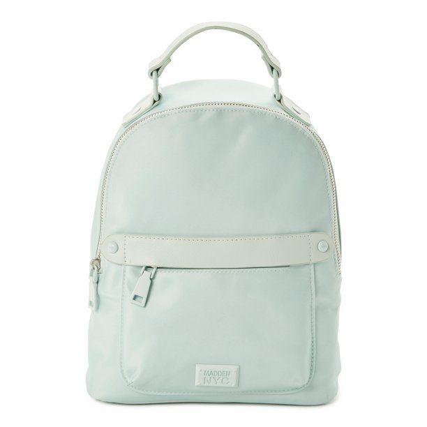 Madden NYC Women's Nylon Mini Backpack Mint - Walmart.com | Walmart (US)