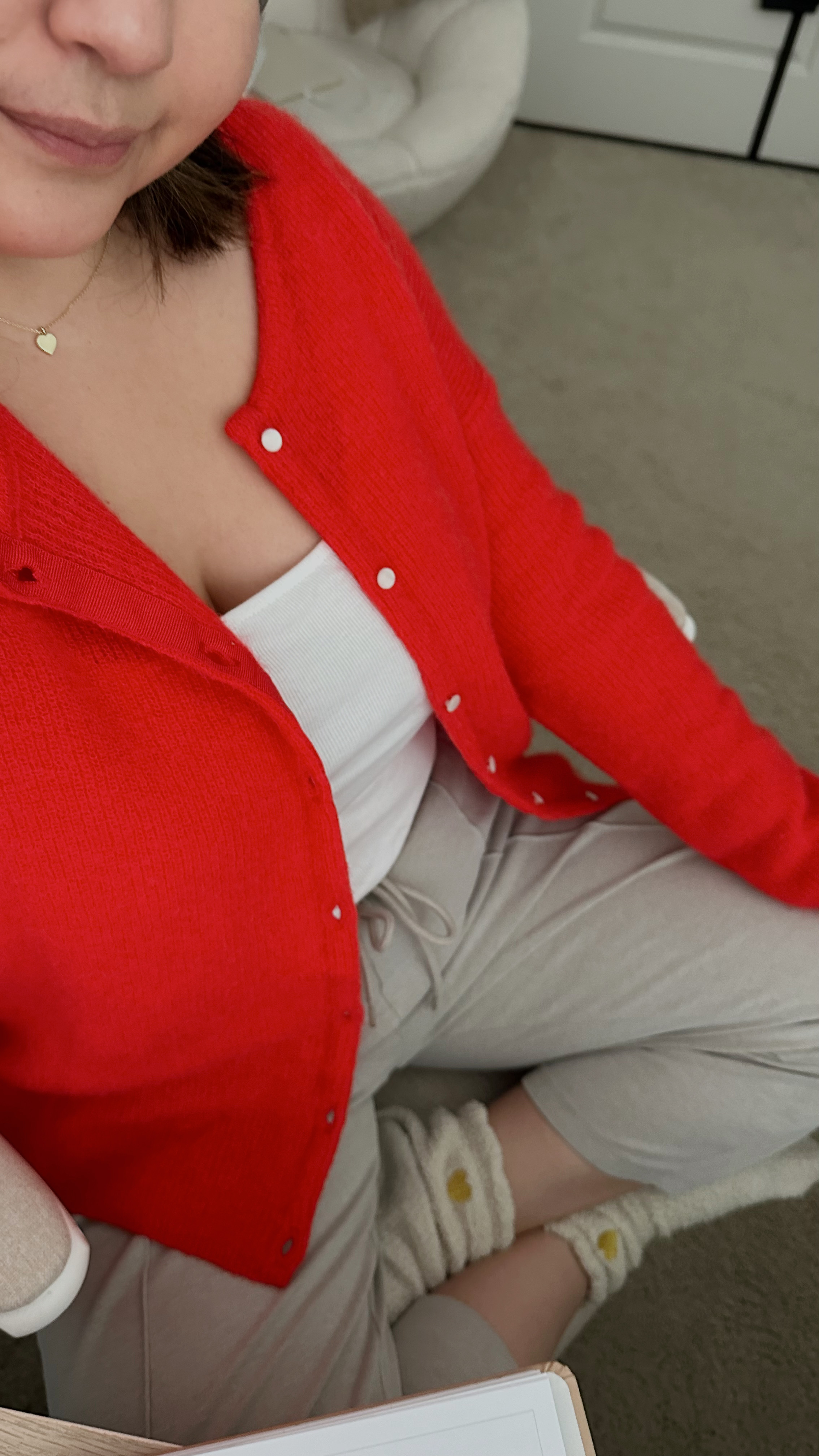 Fall red sezane gaspard cardigan 

#LTKSeasonal #LTKMidsize #LTKBacktoSchool