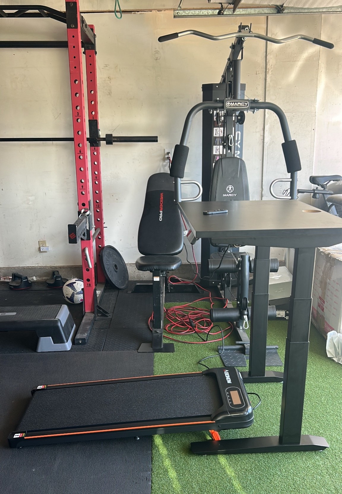 Messy garage lol but here’s my work set up!! 

#LTKmorningroutine #LTKActive #LTKfitnessgoals