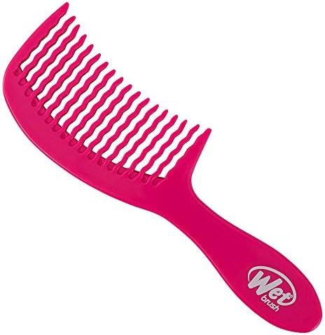 Wet Brush Hair Comb Detangler Wave Tooth Comb Design (Pink), Standard | Amazon (US)